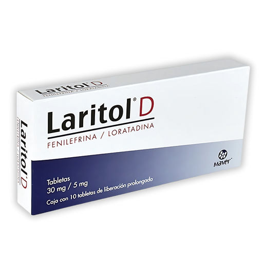 [2176] FENILEFRINA LORATADINA 30/5 MG C/10 TAB LP LARITOL D LAB MAVER