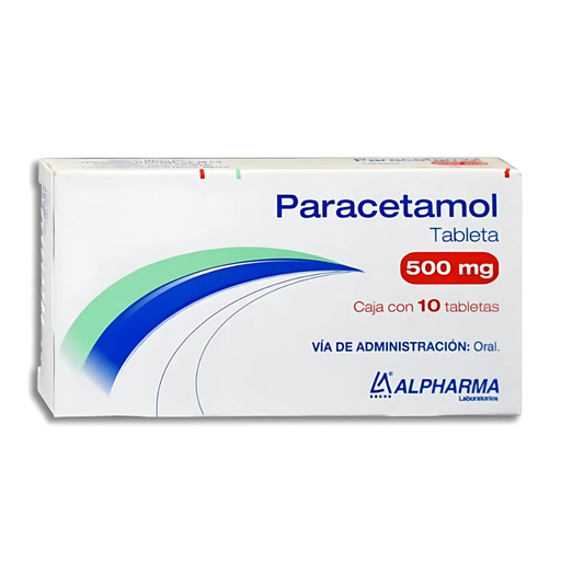 [3915] PARACETAMOL 500 MG C/10 TAB LAB ALPHARMA