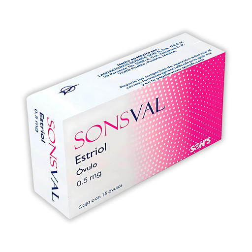[4163] ESTRIOL 0.5 MG C/15 OVULOS SONSVAL LAB SONS