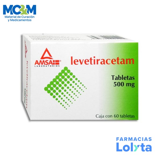 [2280] LEVETIRACETAM 500 MG C/60 TAB LAB AMSA
