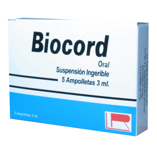 [4235] LISADOS BACTERIANOS SUSP ORAL 3 ML C/5 AMP BIOCORD LAB REUFFER