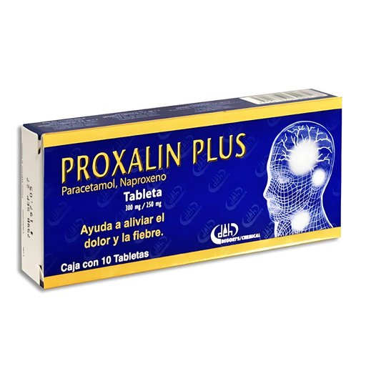 [4252] PARACETAMOL NAPROXENO 300/250 MG C/10 TAB PROXALIN PLUS LAB DEGORTS