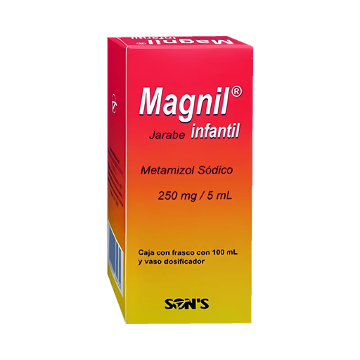 [4286] METAMIZOL SODICO JARABE 250 MG/5 ML FCO C/100 ML MAGNIL INFANTIL LAB SONS