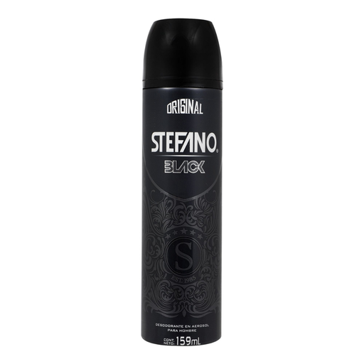 [4291] ANTITRANSPIRANTE EN AEROSOL STEFANO BLACK ORIGINAL 159 ML COLGATE