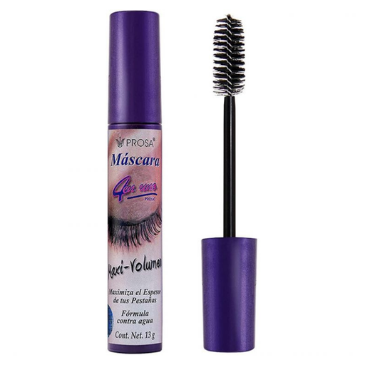 [4438] MASCARA DE PESTAÑAS 13 G MAXI-VOLUMEN COLOR NEGRO PROSA
