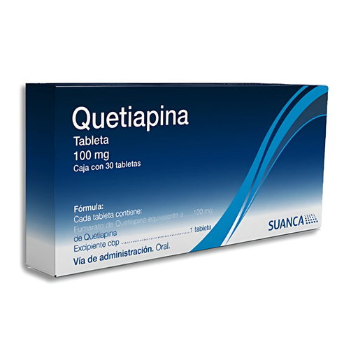 [1358] QUETIAPINA 100 MG C/30 TAB SUANCA
