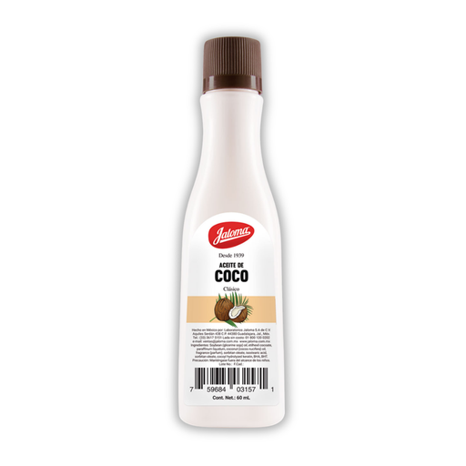 [4487] ACEITE DE COCO C/60 ML LAB JALOMA