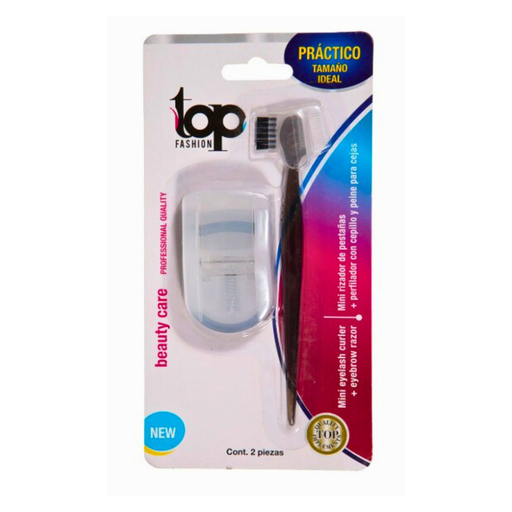 [4497] RIZADOR DE PESTAÑAS + MINI PEINE TOP FASHION