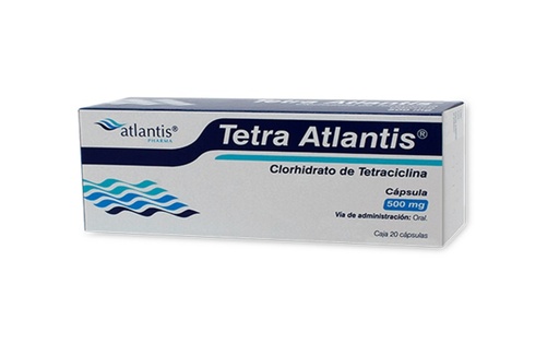 [3205] TETRACICLINA 500 MG C/20 CAP TETRA ATLANTIS LAB ATLANTIS PHARMA