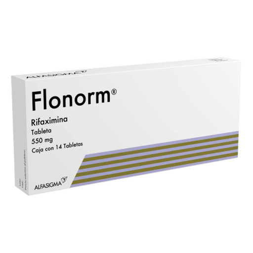 [4514] FLONORM 550 MG C/14 TAB RIFAXIMINA LAB ALFASIGMA