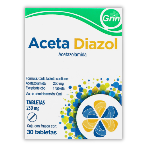[4606] ACETADIAZOL 250 MG C/30 TAB LAB ACETAZOLAMIDA LAB GRIN