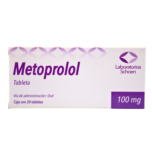 [2306] METOPROLOL 100 MG C/20 TAB LAB SCHOEN