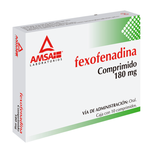 [4623] FEXOFENADINA 180 MG C/10 COMPRIMIDOS LAB AMSA