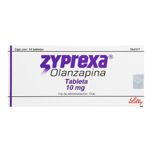 [4630] ZYPREXA 10 MG C/14 TAB OLANZAPINA TAB LAB LILLY