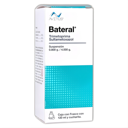 [4689] TRIMETOPRIMA SULFAMETOXAZOL SUSPENSION 0.8/4 G/100 ML FCO C/120 ML BATERAL LAB ALLEN