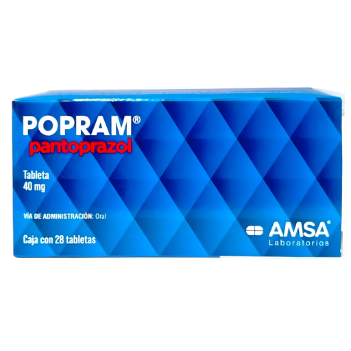 [4707] PANTOPRAZOL 40 MG C/28 TAB POPRAM LAB AMSA