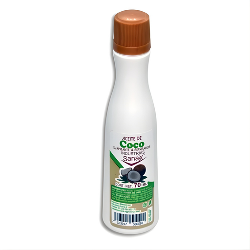 [4745] ACEITE DE COCO C/70 ML LAB SANAX