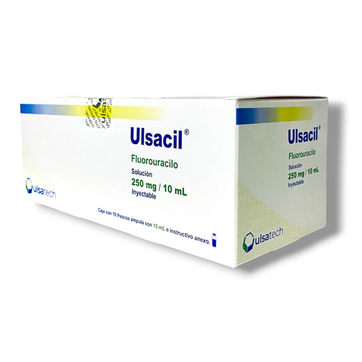 [4818] FLUOROURACILO 250 MG/10 ML C/10 FCOS USACIL LAB ULSA TECH