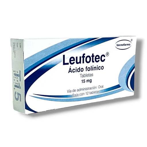 [4824] ACIDO FOLINICO 15 MG C/12 TAB LEUFOTEC LAB TECNOFARMA