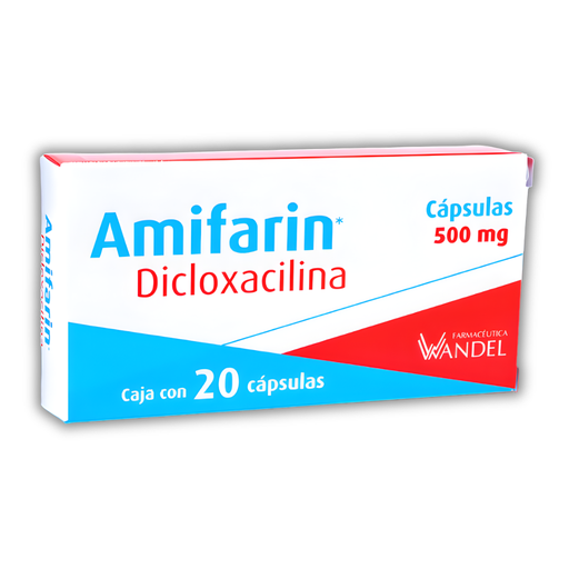 [4831] DICLOXACILINA 500 MG C/20 CAP AMIFARIN LAB WANDEL