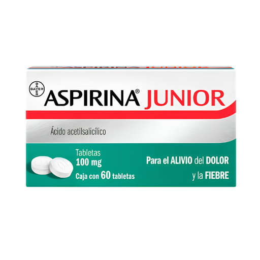 [4036] ASPIRINA JUNIOR 100 MG C/60 TAB ACIDO ACETILSALICILICO LAB BAYER