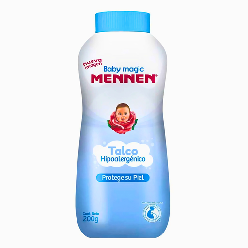 [4874] TALCO PARA BEBE HIPOALERGENICO MENNEN C/200 G AZUL PALMOLIVE