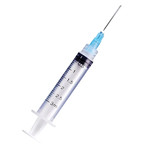 [4885] JERINGA 3 ML 23 G X 25 MM C/A PIEZA AZUL SENSIMEDICAL